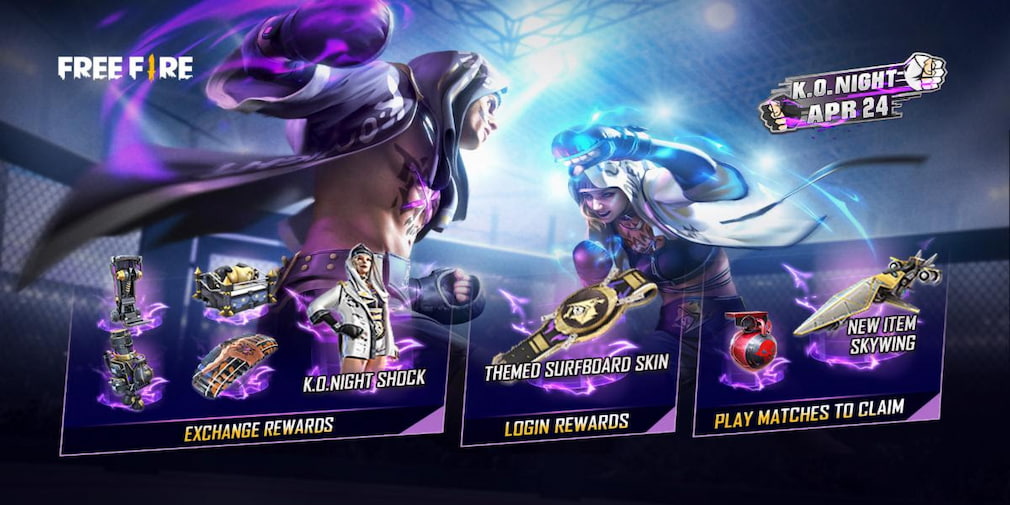 Free Fire is set to celebrate the grand finale of K.O Night event this weekend