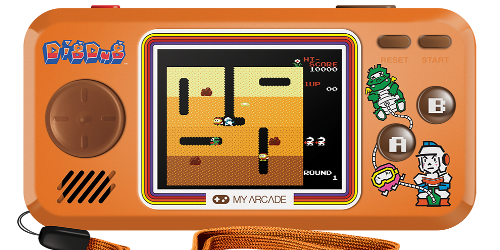 Check out these Bubble Bobble, Dig Dug, Rolling Thunder handheld consoles and mini arcade cabinets