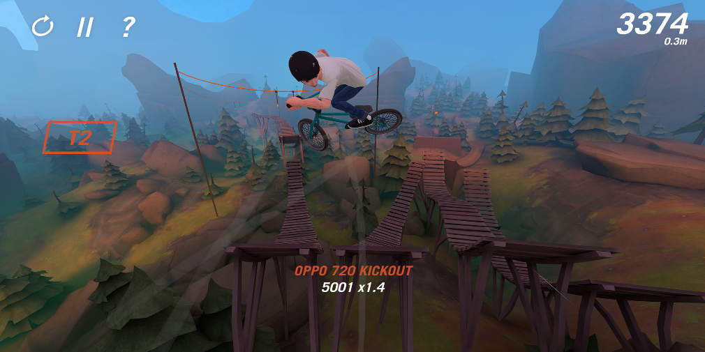 Trail Boss, the intense extreme biking game, races onto the App Store and Google Play