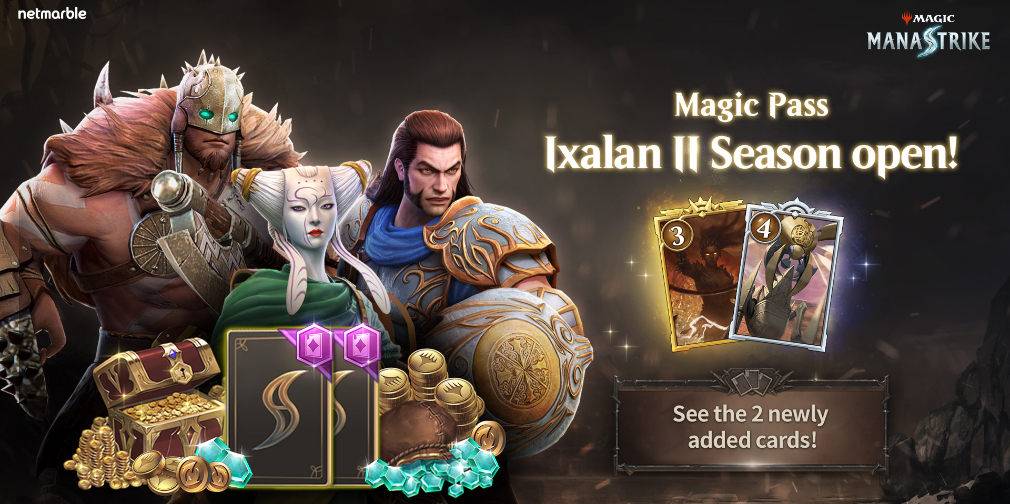 Ixalan Season II arrives in Magic: ManaStrike, adding fresh Magic Pass rewards and new unit cards