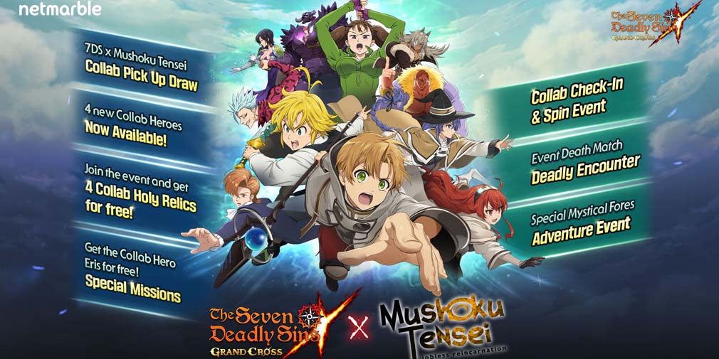 The Seven Deadly Sins: Grand Cross collaborates with Mushoku Tensei to bring players plenty of themed rewards