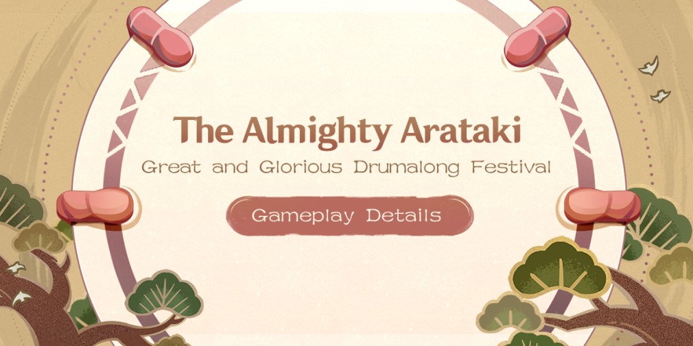 Genshin Impact's The Almighty Arataki Great and Glorious Drumalong Festival is available now