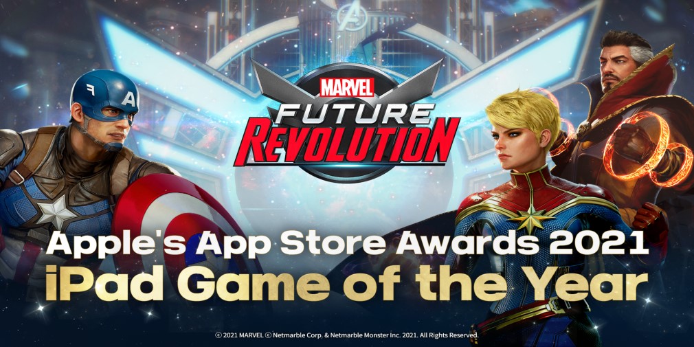 Marvel Future Revolution was awarded iPad Game of the Year on Apple and The Best Competitive Game of 2021 on Google Play