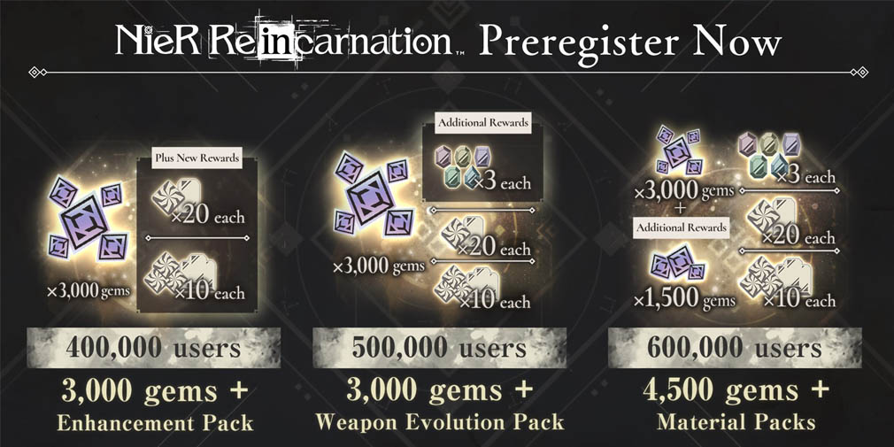 NieR Re[in]carnation will officially launch on July 28th, now open for pre-registration