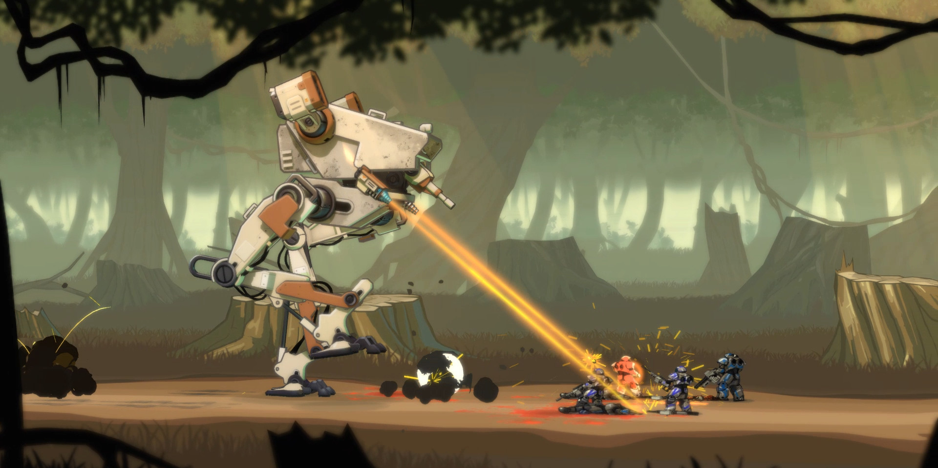 BE-A Walker is a thematically tricky, blood-soaked action game out now for iOS and Android