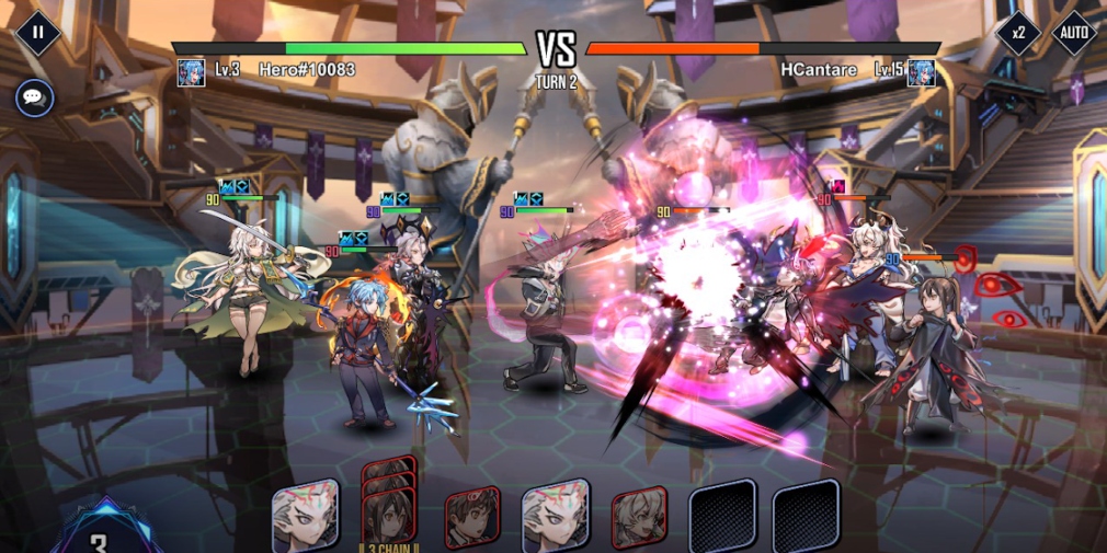 Hero Cantare is a gacha RPG that's available now for iOS and Android that features characters from three Webtoons