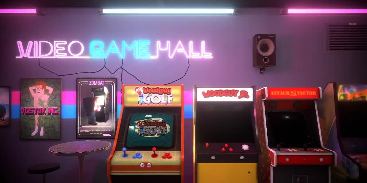 The Arcade is a stylish celebration of coin-op arcade classics from the minds behind Vostok Inc