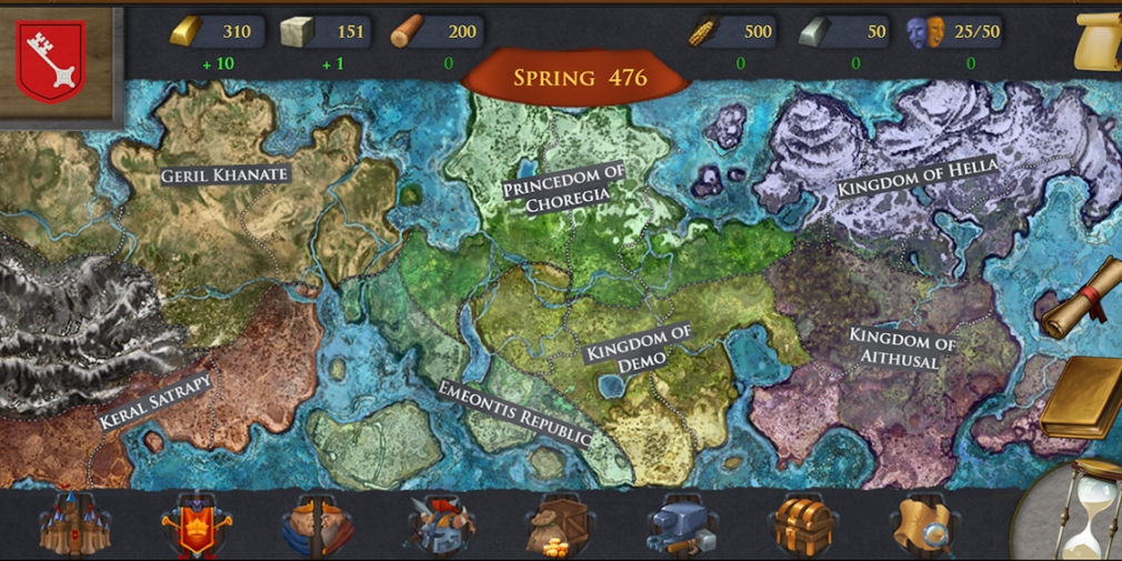 Oraiah is a medieval, empire-building strategy game that's available now for Android