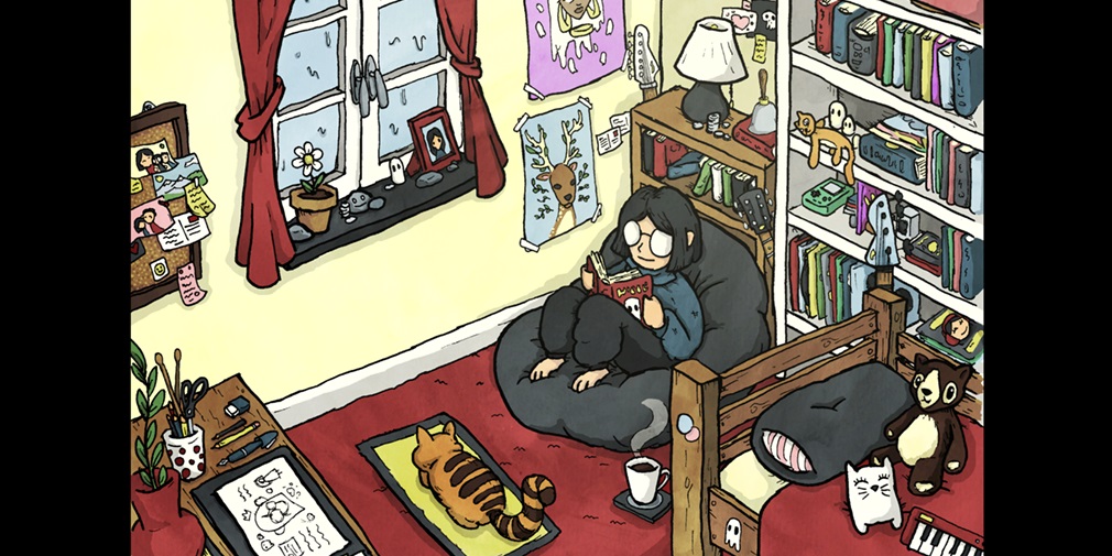 Lo-Fi Room is an upcoming part hidden object and part rhythm game about building relaxing beats