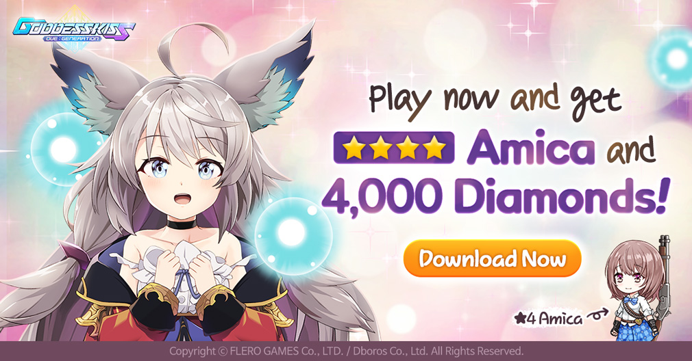 Goddess Kiss: O.V.E is a brand new hero collecting RPG from Flero Games