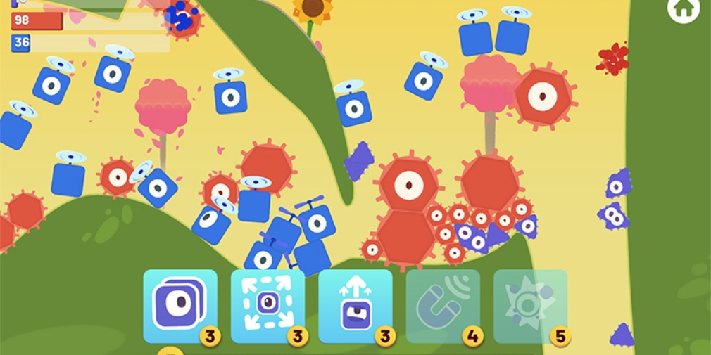 Physics-based strategy Evo Pop out now for mobile