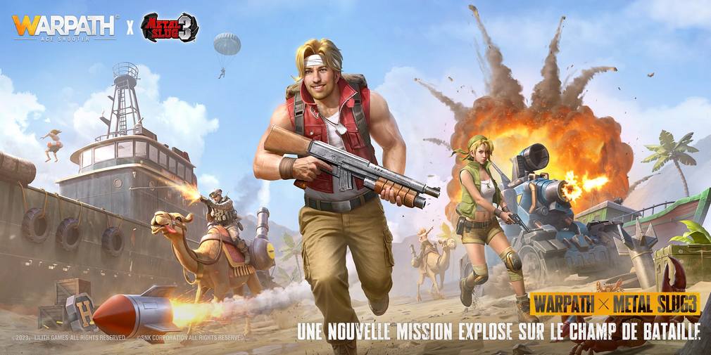 Warpath, the popular PvP free-to-play RTS game, launches a brand new collaboration with classic 2D arcade series Metal Slug