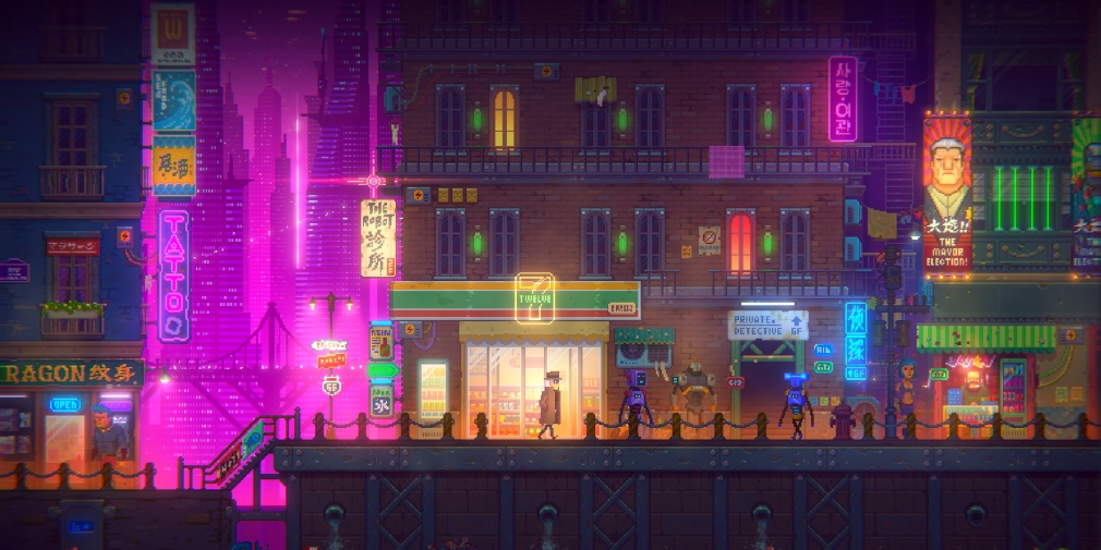 Tales of the Neon Sea is an upcoming cyberpunk-themed adventure game that's heading for iOS