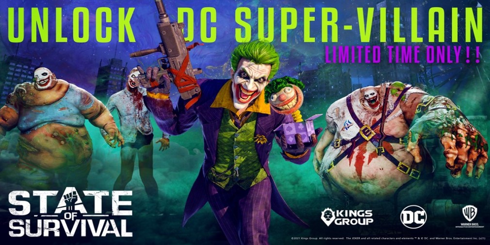 State of Survival adds The Clown Prince of Crime, The Joker to the game as a playable character