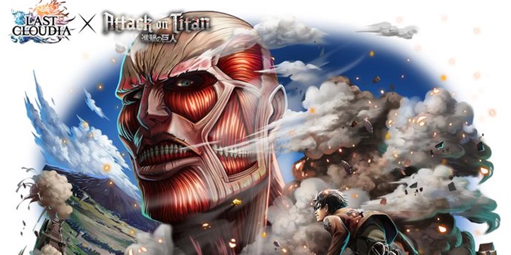 Last Cloudia x Attack on Titan collaboration event gives away a free in-game unit and a chance to win a $25 gift code