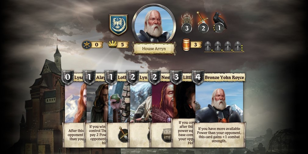 A Game of Thrones: The Board Game – Digital Edition launches a new DLC called A Feast for Crows