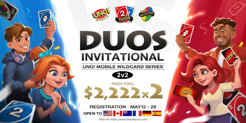 UNO! Mobile has announced the top eight contending pairs for the Wildcard Series: Duos Invitational