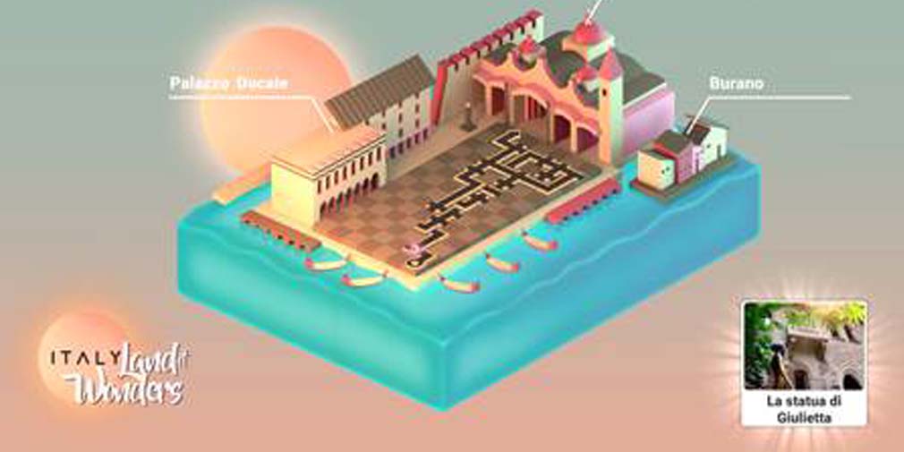 ITALY. Land of Wonders lets you discover the cultural heritage of the country via puzzles, out now on iOS and Android