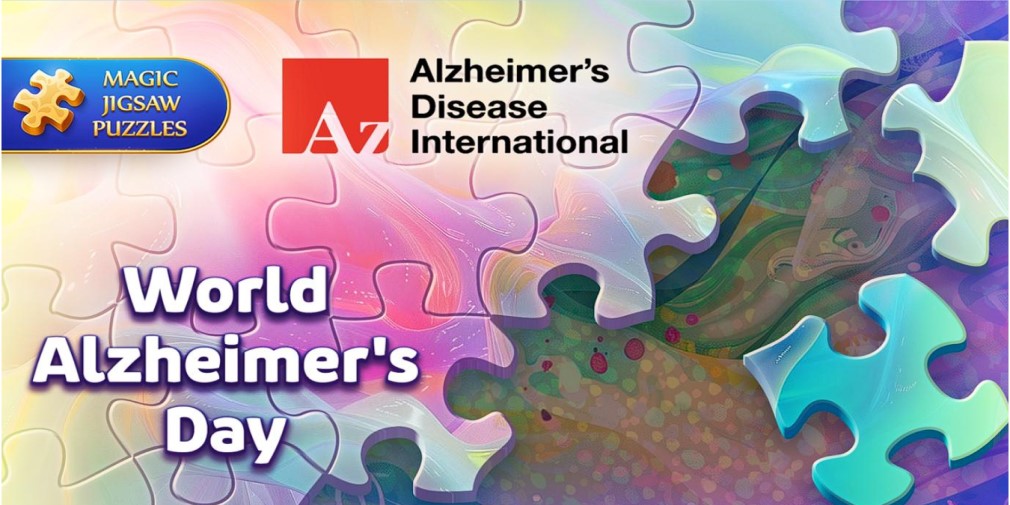 Magic Jigsaw Puzzles is collaborating with Alzheimer's Disease International to raise awareness about the disorder