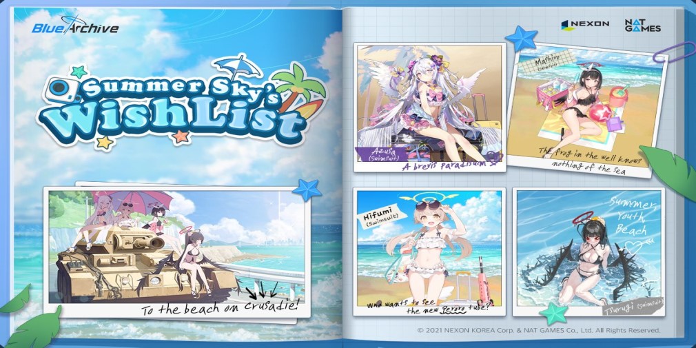 Blue Archive begins pre-registrations for the Summer Sky Wishlist event alongside revealing a roadmap until April