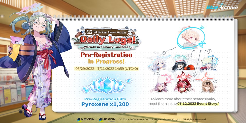Blue Archive's Hot Springs story event puts Nodoka and her friends in charge of a massive resort