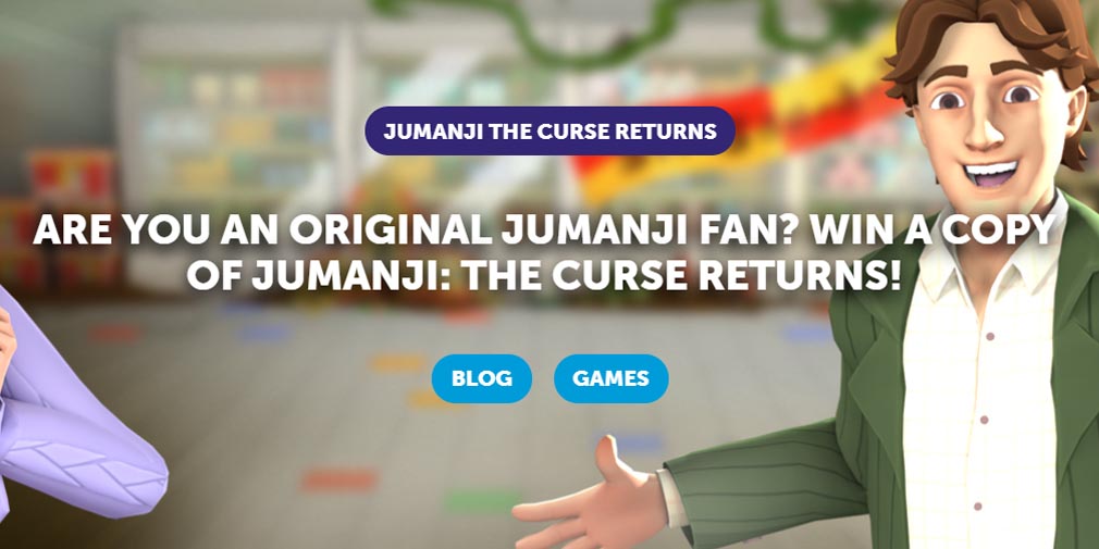 Jumanji: The Curse Returns is giving away free copies of the game if you have the original 1995 movie
