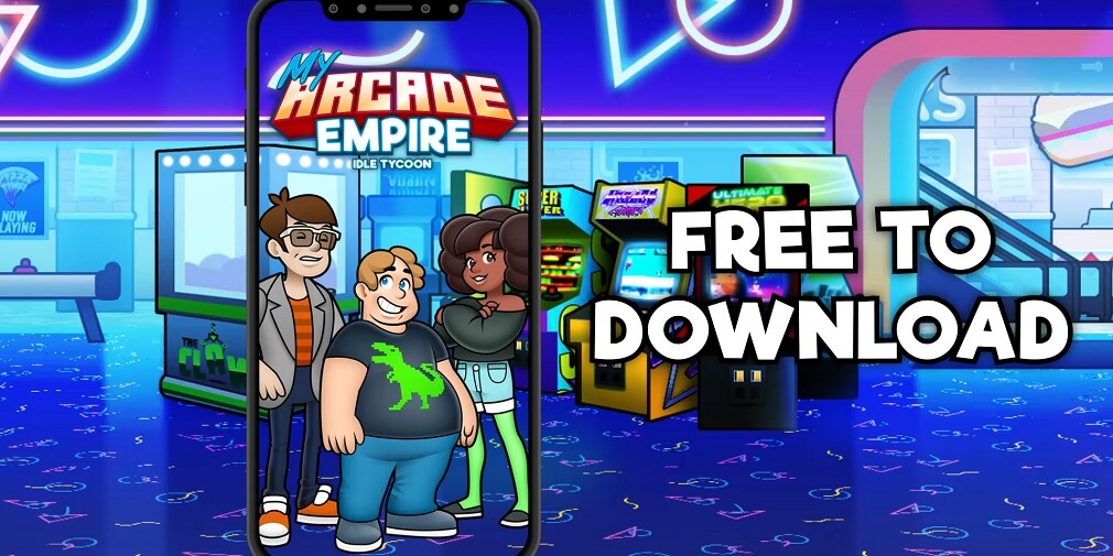 My Arcade Empire is a fun idle tapping game, out now on Android and iOS