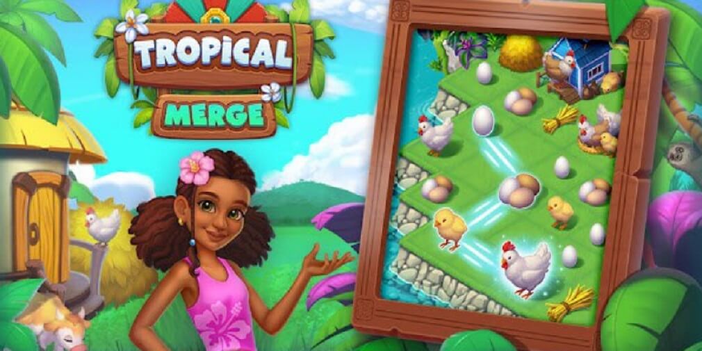 Tropical Merge is a farming simulator, out now in select countries on Android