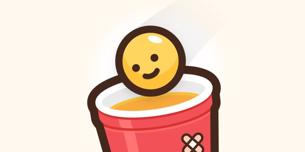 Frantic Fall is a cute love story featuring an orb and a cup, launching soon on iOS