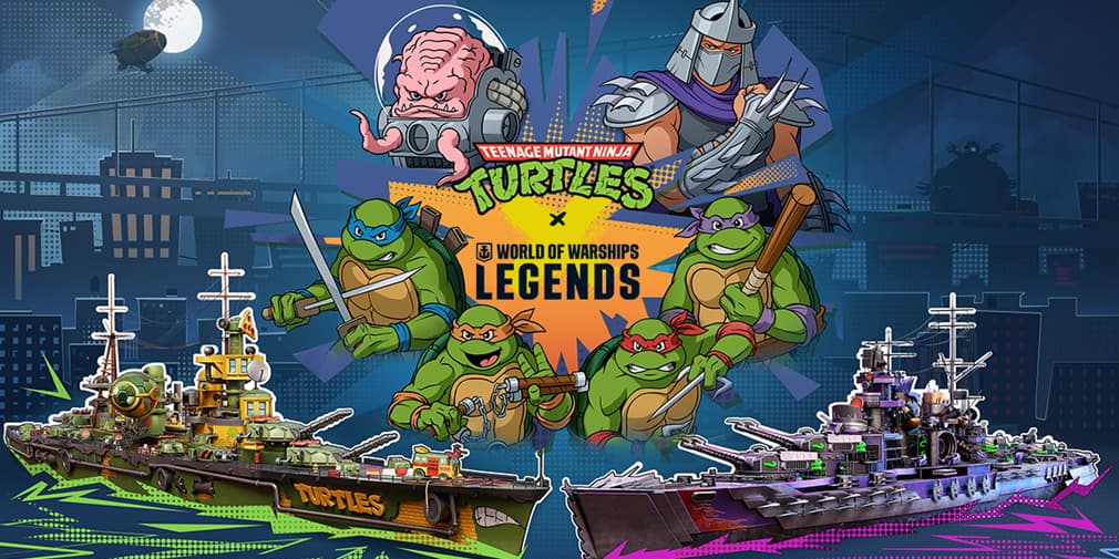 World of Warships: Legends April update is here, with a new TMNT crossover collaboration