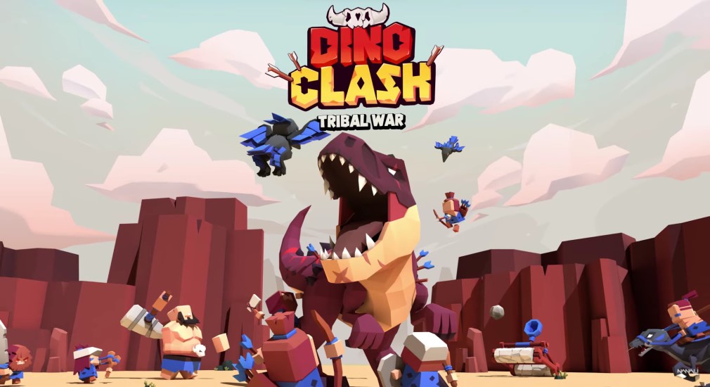 Dino Clash: Tribal War lets players pit cavemen against dinosaurs, out now on Android and iOS