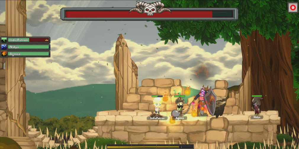 Sunset World Online is an upcoming 2D side-scrolling MMORPG coming to Steam and Android on March 1st
