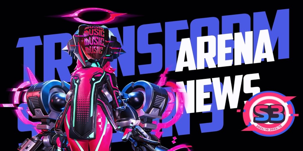 T3 Arena's action continues with the launch of Season 3: Tranform featuring a new character, map, and missions