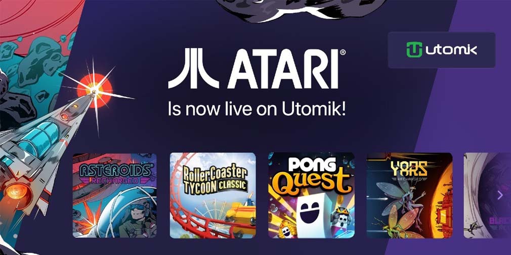 Utomik partners with Atari to bring classic games onto the service