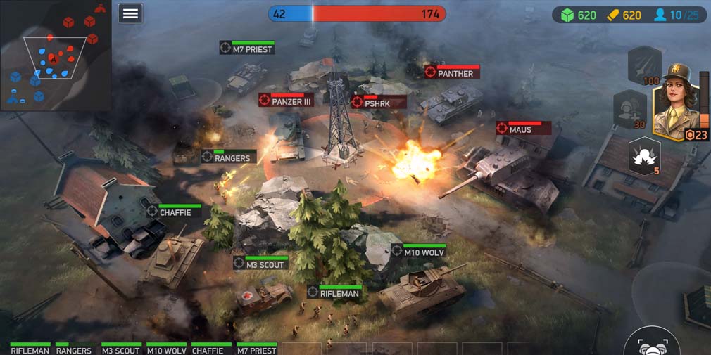 World War Armies is an upcoming mobile strategy game that lets players experience PC-esque RTS gameplay