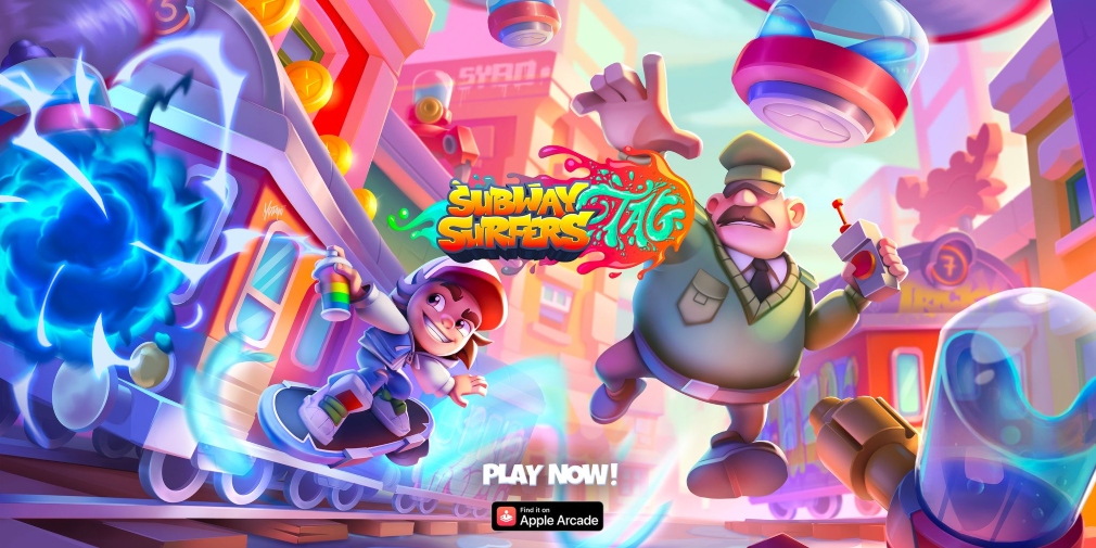 Subway Surfers Tag is a new entry in the popular franchise that's releasing exclusively for Apple Arcade this month