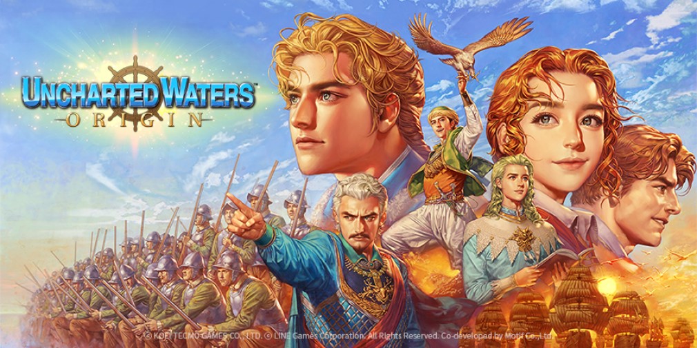 Uncharted Waters Origin, the seafaring sandbox RPG, sets sail with global launch on Android, iOS, and Steam