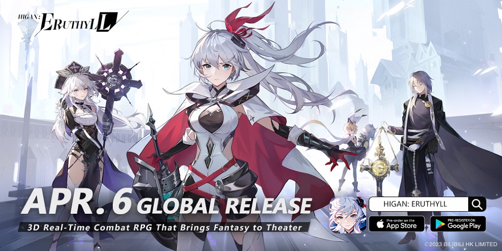 Higan: Eruthyll launches worldwide on April 6th, with special pre-registration rewards currently ongoing