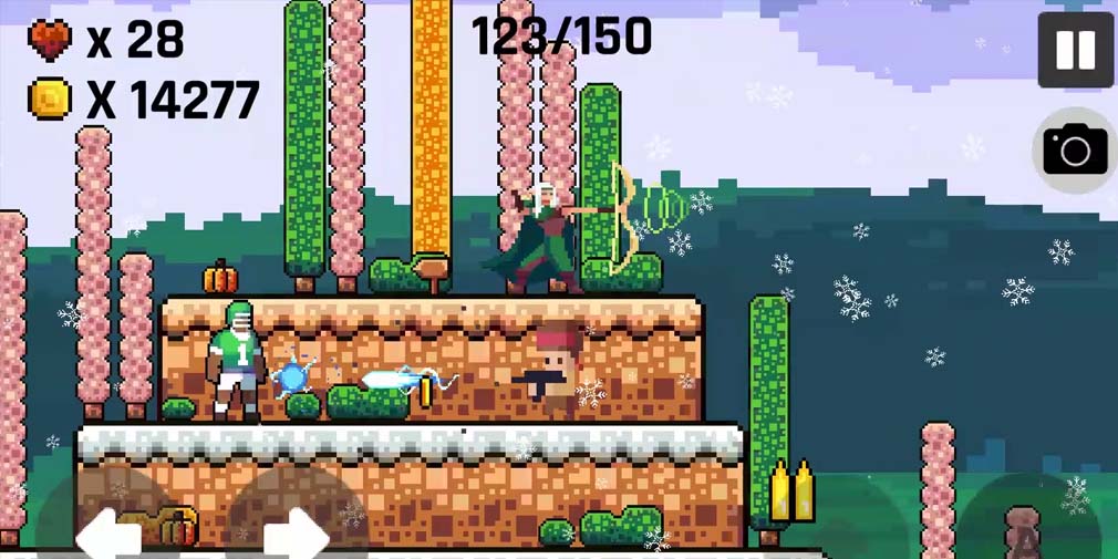 Shoot is a pixel-art side-scrolling platformer that's out now on Android