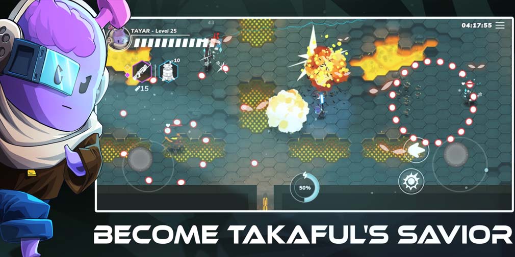 Bibots lets you survive a bullet hell experience as the saviour of Takaful, out now on iOS and Android