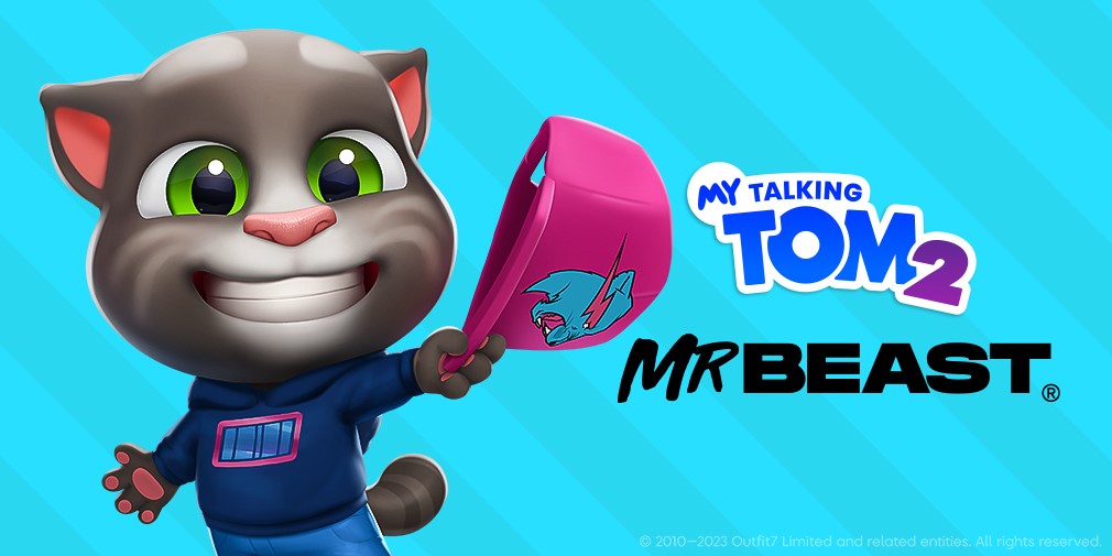 My Talking Tom 2's 10th anniversary celebrations continue with MrBeast collaboration