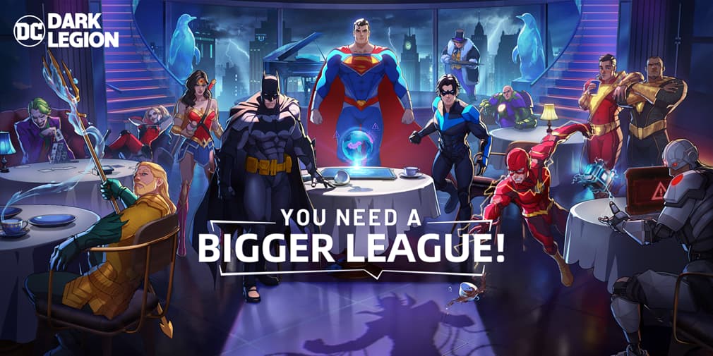 DC Dark Legion lets you build a team of your favourite superheroes and supervillains
