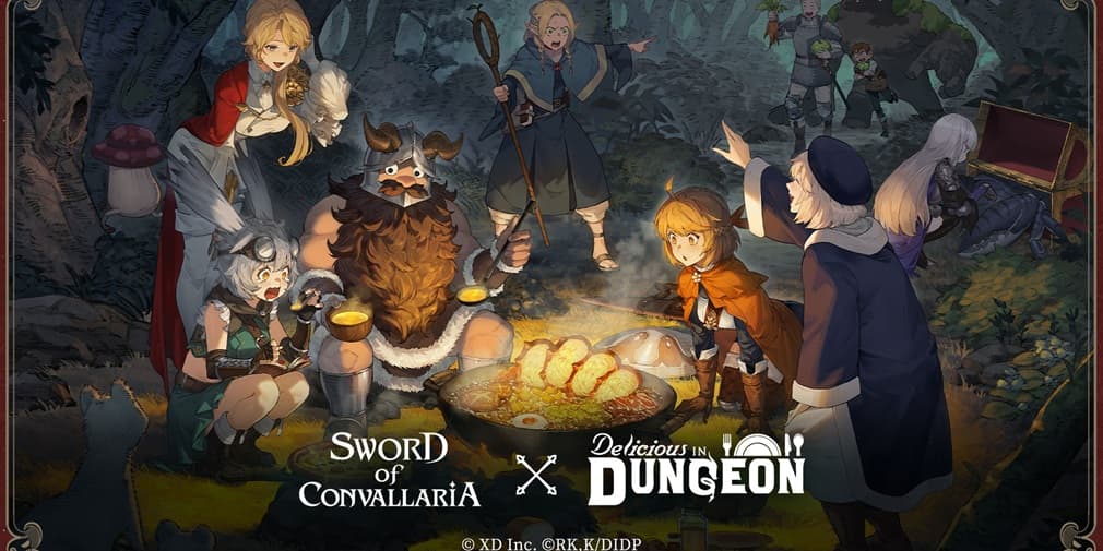 Sword of Convallaria introduces the world of Delicious in Dungeon for new collab crossover