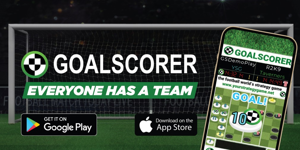 Football clashes with chess with the release of Goalscorer, out now on iOS and Android