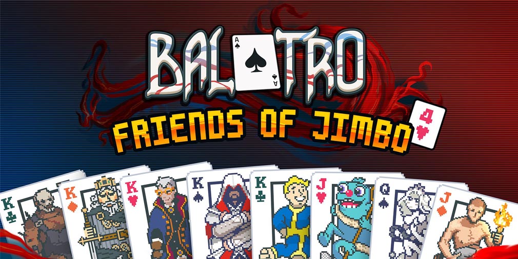 Balatro adds free Friends of Jimbo 4 collab pack alongside Xbox Game Pass launch