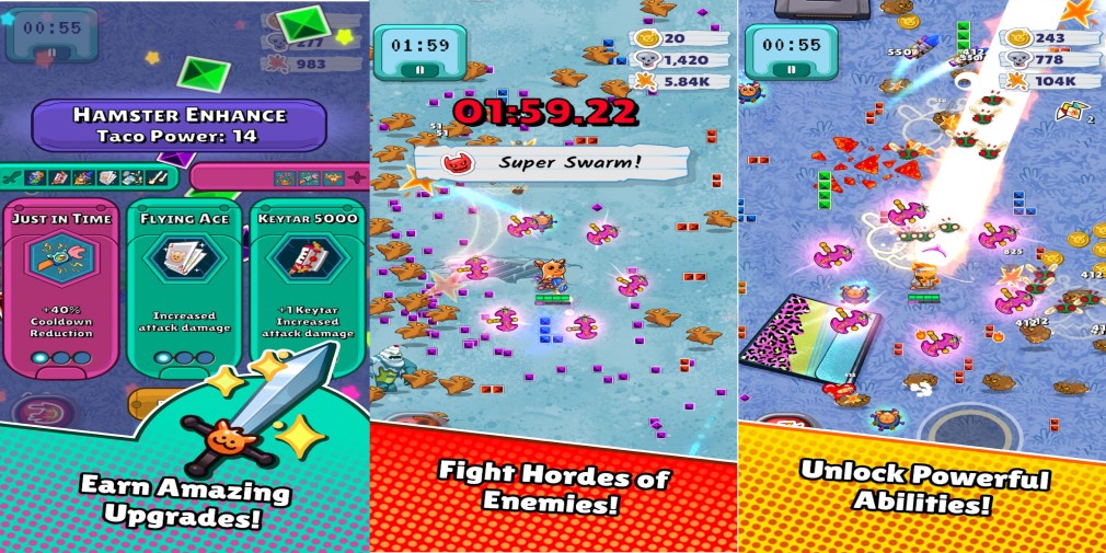 Taco: Hamster Hero will bring chaotic action to mobile in a few days