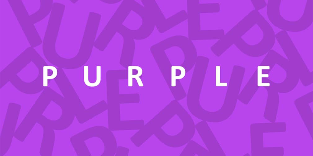 What is Purple, the new mobile game from Bart Bonte?