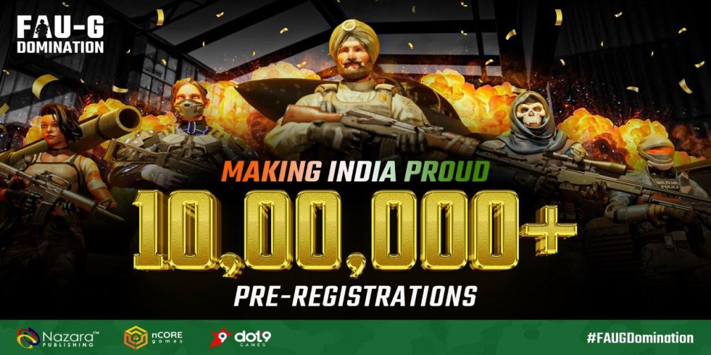 FAU-G: Domination hits a million pre-registrations in less than a month