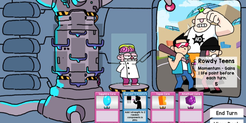 Doomsday: A Mad Science Game allows you to rule over the world with your giant laser cannon