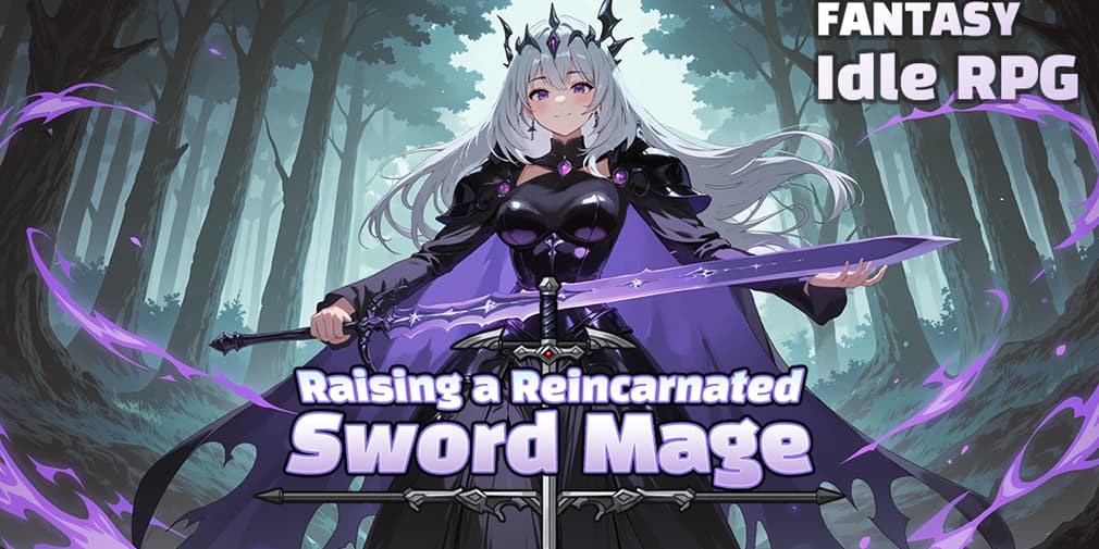Raising Reincarnated SwordMage thrusts you into a tale of vengeance as the titular swordmage across an idle RPG, out now
